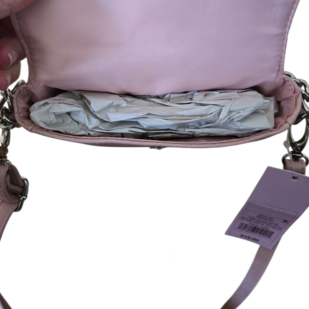 NWT Wild Fable Elegant Pink Chain Strap Women's Bag - Picture 8 of 8